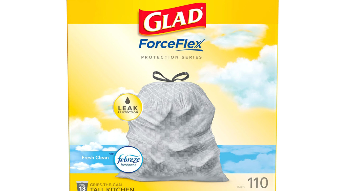 Stock up on Glad trash bags at Amazon Prime Day (36% off)