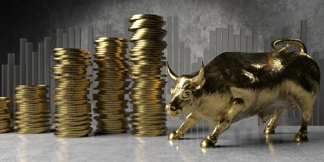 Financial markets, icons, and symbols 