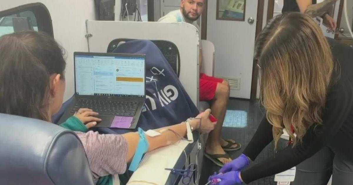 CBS Miami, OneBlood team up on blood drive to help save lives