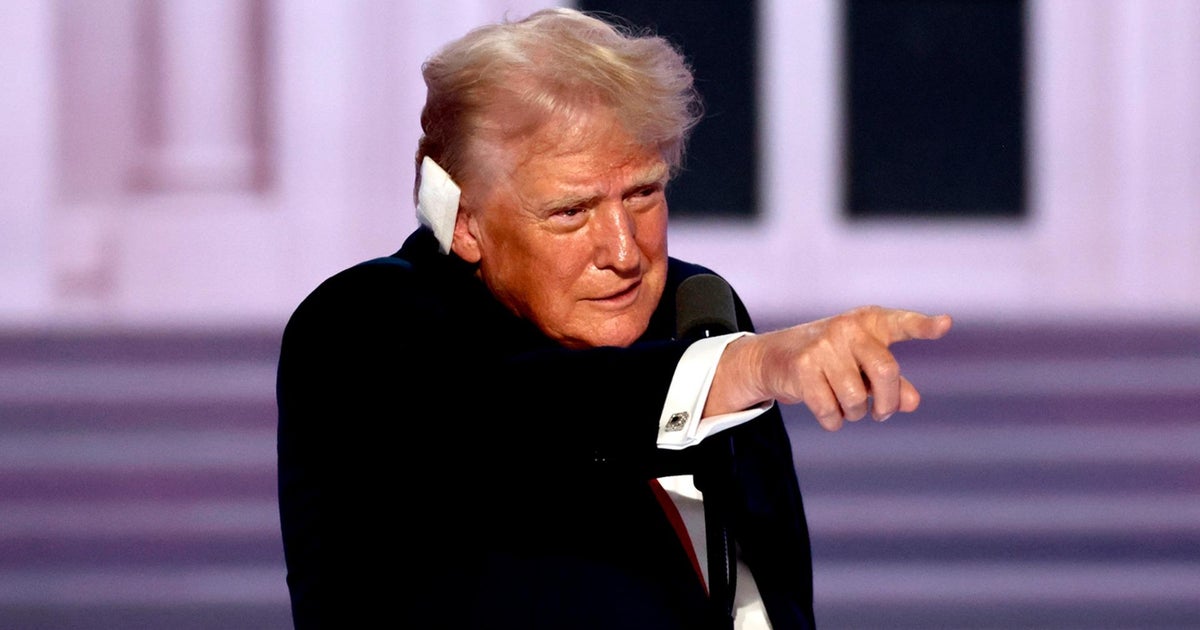 Trump recounts assassination attempt in 92-minute speech accepting GOP presidential nomination - CBS News