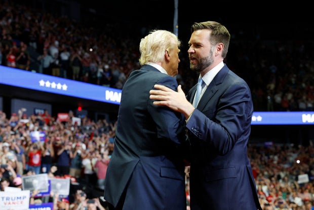 Donald Trump And J.D. Vance Hold First Joint Campaign Rally After The RNC