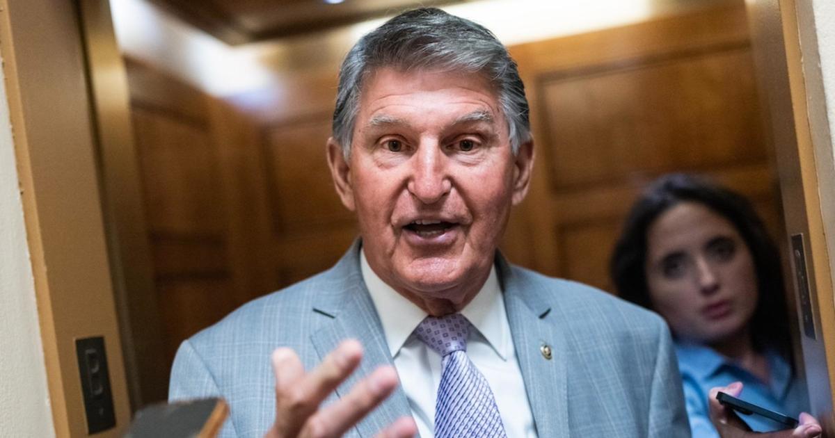 Joe Manchin considering presidential bid, aide says CBS News