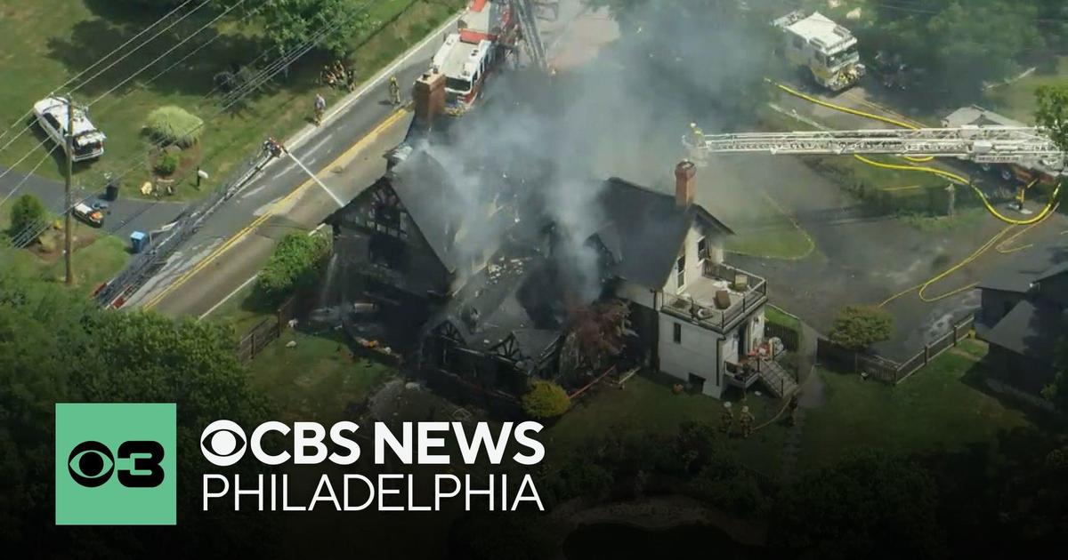 Second fire in 2 months burns at Berwyn, Pa. home - CBS Philadelphia