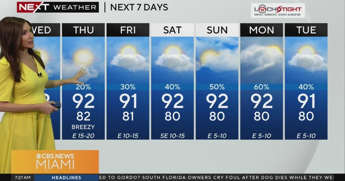 South Florida Weather for Wednesday 7/24/2024 7AM - CBS Miami