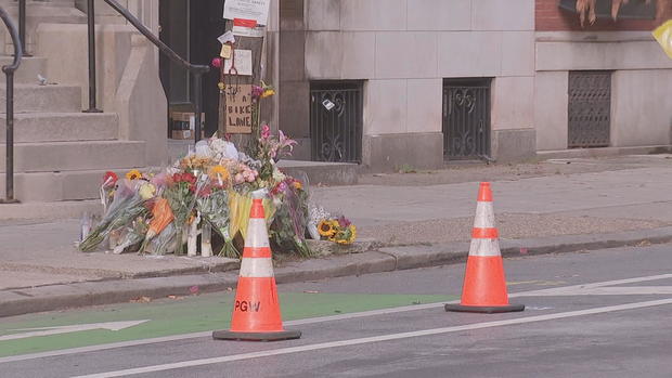 Memorial for Barbara Friedes, CHOP doctor killed while riding her bike in Rittenhouse Square 