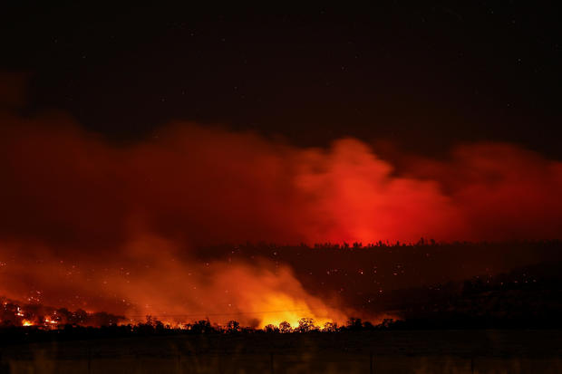 Wildfire near Chico 