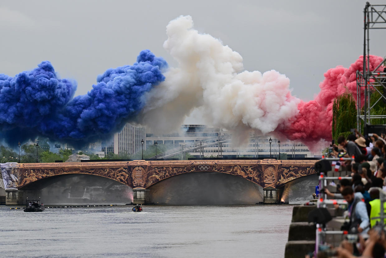 See photos of the Paris Olympics opening ceremony CBS News