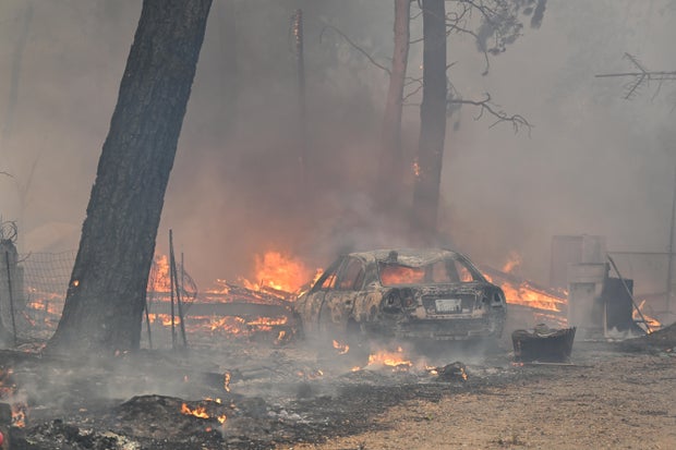 Park Fire: Wildfire in Chico of California