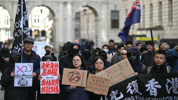 BRITAIN-HONG KONG-CHINA-POLITICS-LAW-DEMONSTRATION 