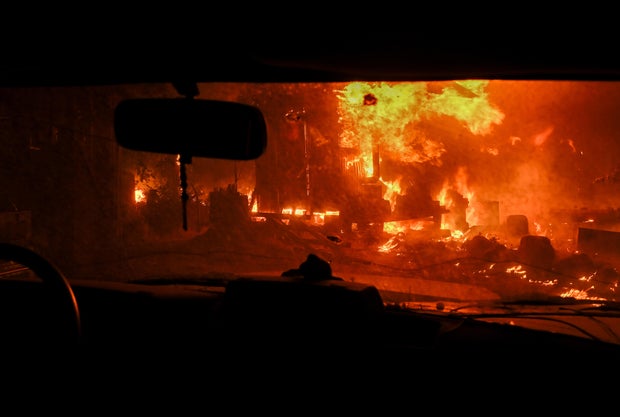 Park Fire: Wildfire in Chico of California