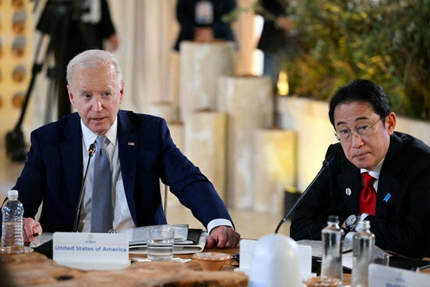 President Biden and Japanese Prime Minister Fumio Kishida