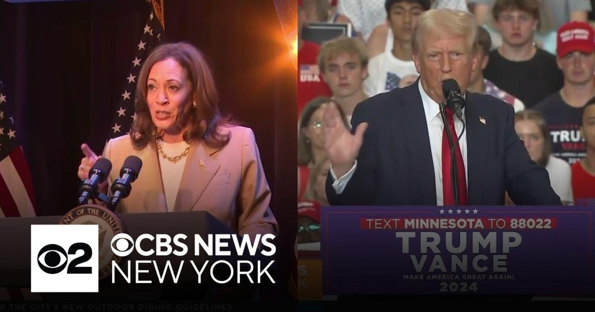 Kamala Harris, Donald Trump sharpen attacks on campaign trail - CBS New ...