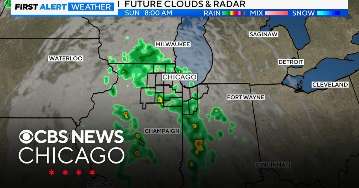 Skies turn cloudy Saturday night in Chicago - CBS Chicago