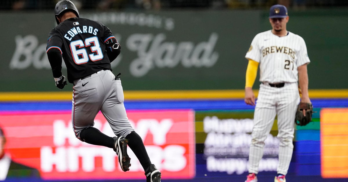 Xavier Edwards hits for the cycle for the Marlins in 6-2 loss to Brewers Xavier Edwards hits for the cycle for the Marlins in 6-2 loss to Brewers