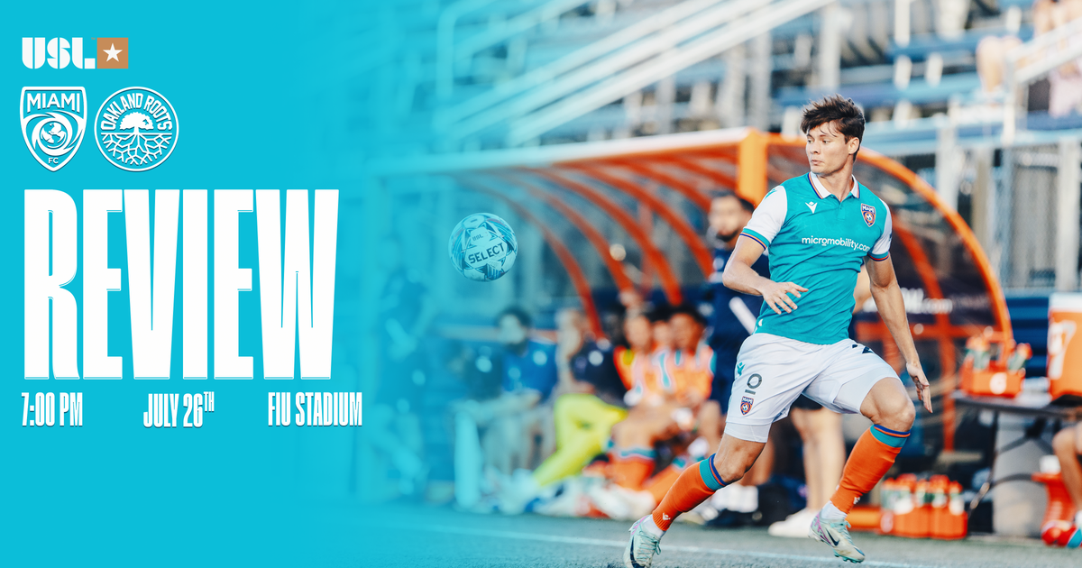 Miami FC falls 1-2 to the Oakland Roots at home Miami FC falls 1-2 to the Oakland Roots at home