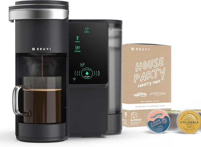 Bruvi The Bundle single serve coffee system 