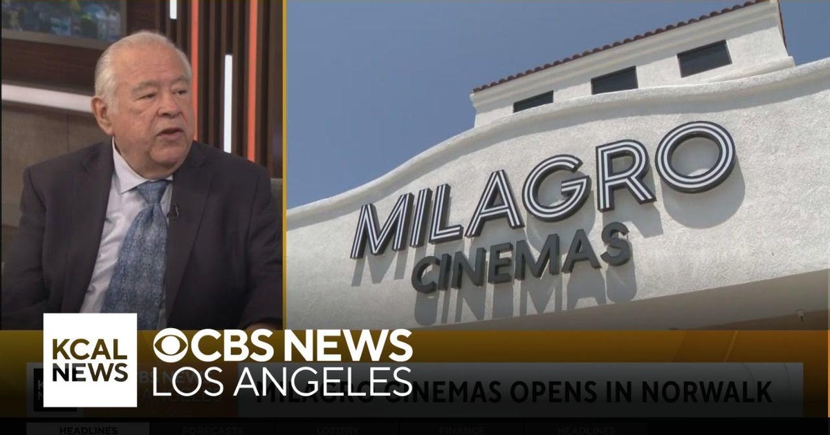 A new independent movie theater, Milagro Cinemas opens in Norwalk CBS