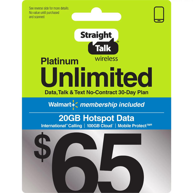 Straight Talk $65 Platinum Unlimited 