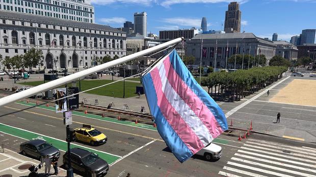 Transgender flag raised in SF 
