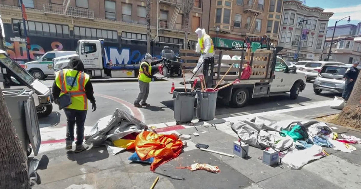 San Francisco continues stepped-up homeless camp sweeps