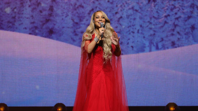 Mariah Carey performs during her "Merry Christmas One And All!" at Madison Square Garden on December 09, 2023 in New York City. 