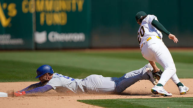 Dodgers at Athletics 