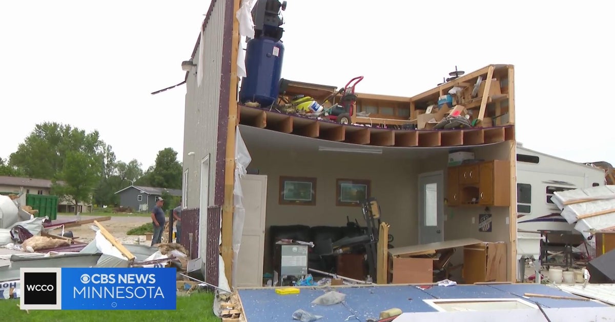 Tornado touches down in central Minnesota on Saturday night - CBS Minnesota