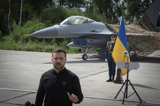 Russia Ukraine War F16 Zelensky 