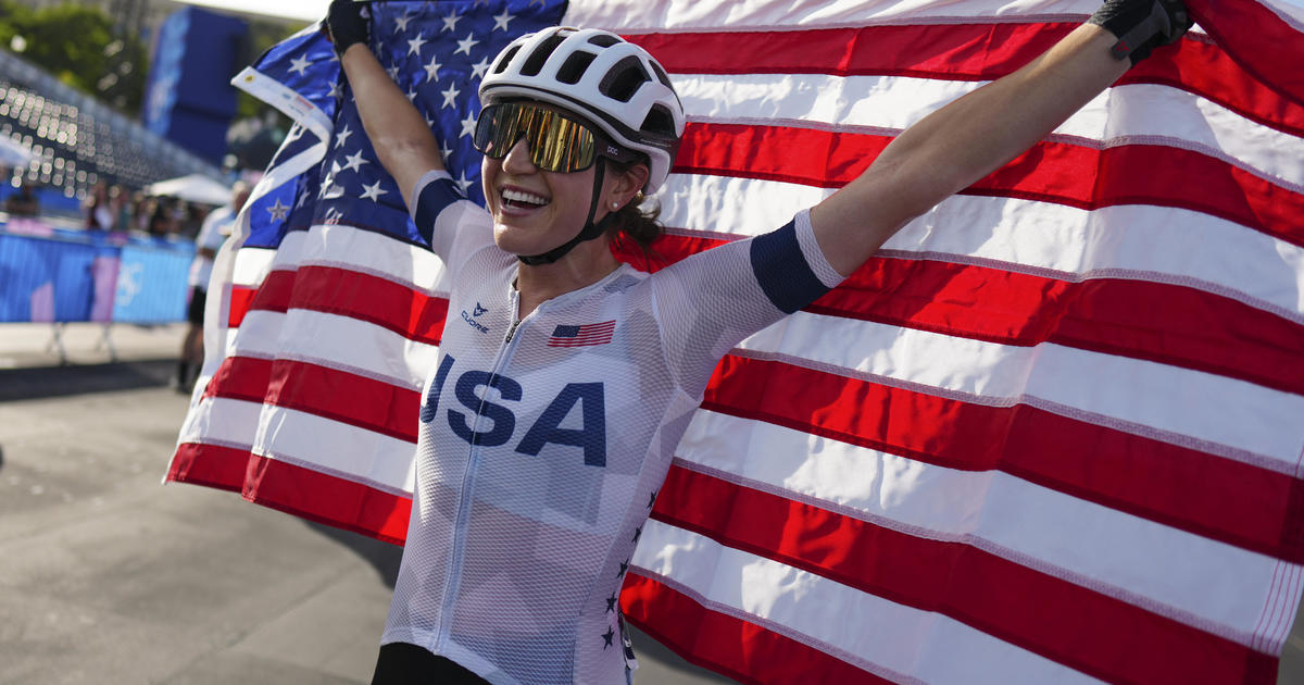 Cyclist Kristen Faulkner sprints clear to win Team USA's first road