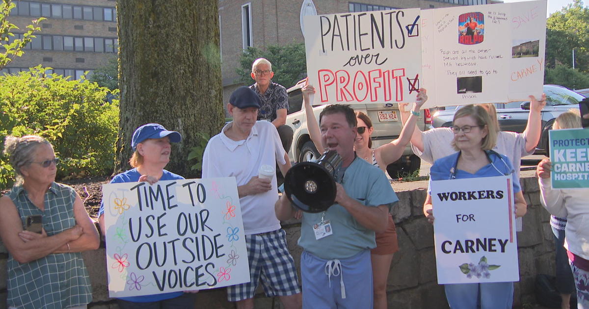 Protest at Carney Hospital