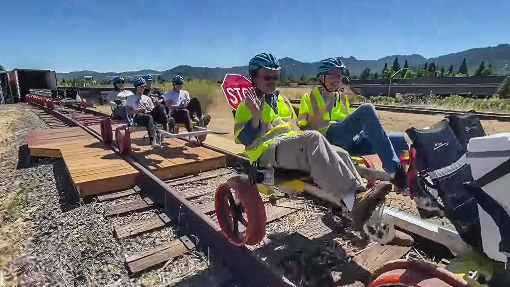 Riding the rails gets personal with railbike tour in North Bay - CBS ...