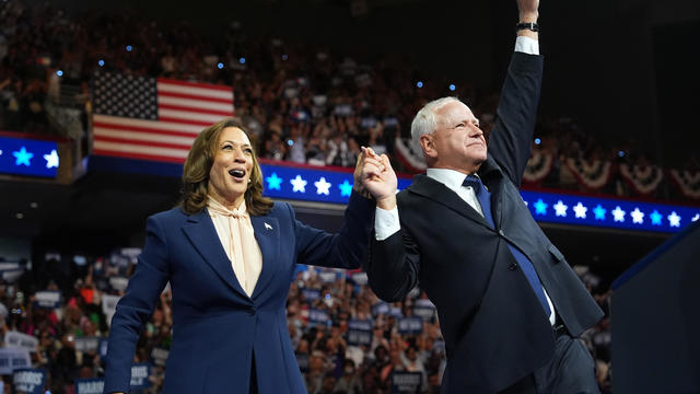 Kamala Harris And Running Mate Tim Walz Make First Appearance Together In Philadelphia 