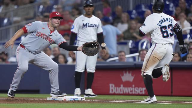 Reds Marlins Baseball 