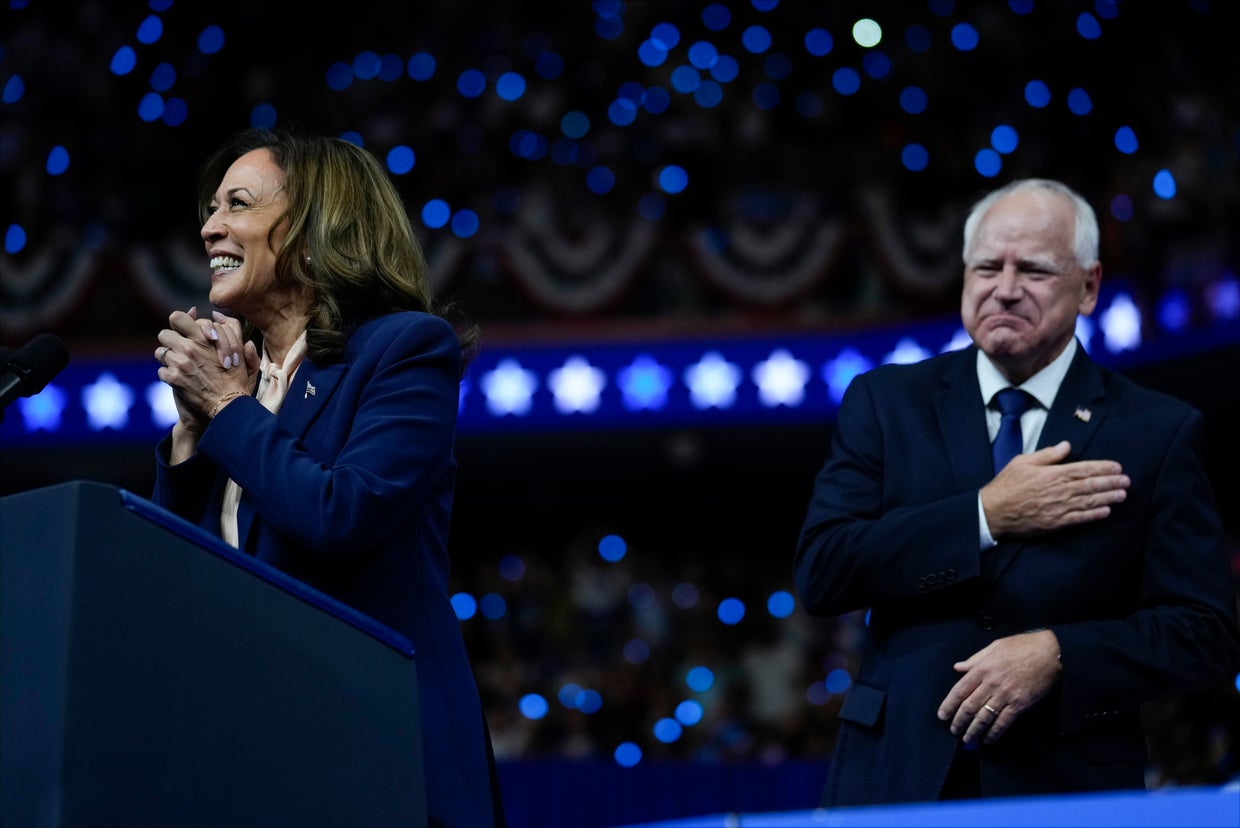In first rally with Walz, Harris praises him as leader to help unite ...