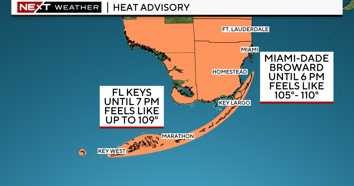 Wednesday will be a scorcher across South Florida, heat advisory issued Wednesday will be a scorcher across South Florida, heat advisory issued