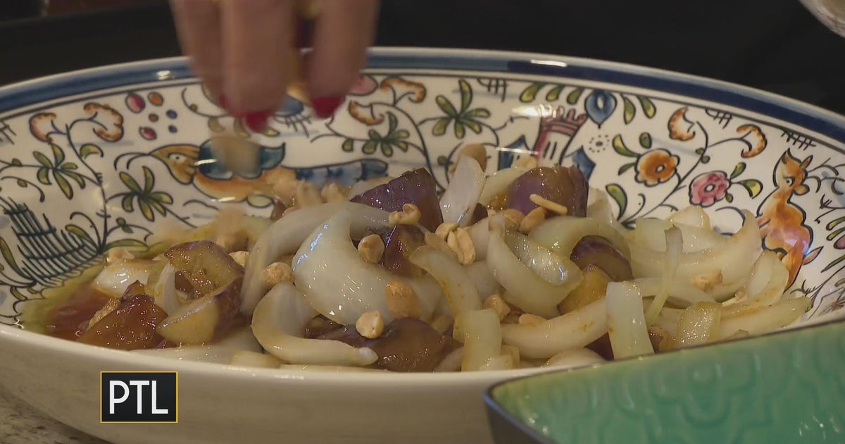 Cooking with Rania: Stir-fried Spicy Eggplant with Basil - CBS Pittsburgh