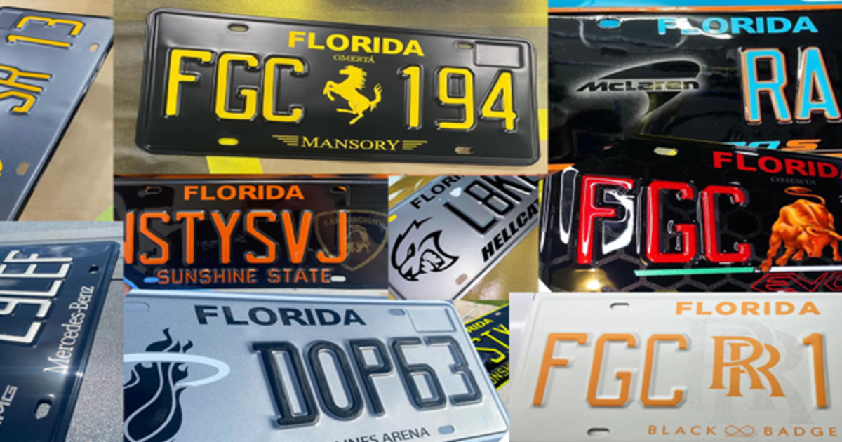 FHP warns drivers not to drive with illegal license plates