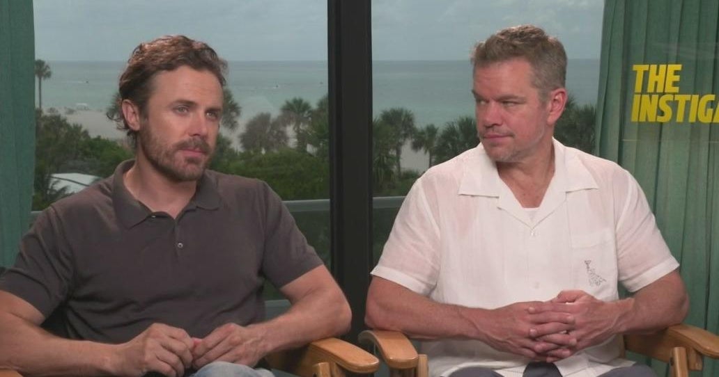 Matt Damon, Casey Affleck return to their hometown in