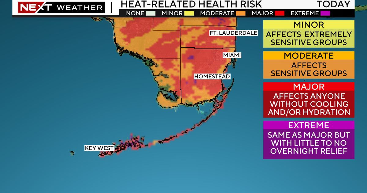 Dangerous heat across South Florida, some relief this weekend