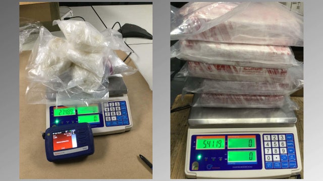 Drugs intercepted during California-Bucks County trafficking bust 