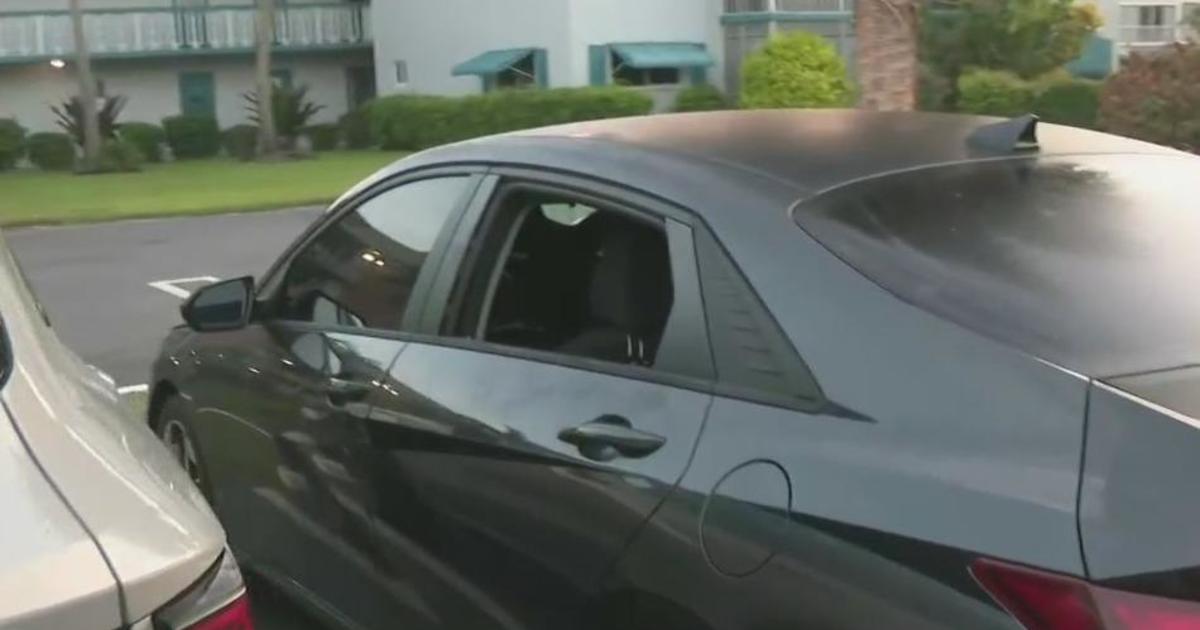 Multiple cars had windows smashed, items taken at a Hollywood apartment complex