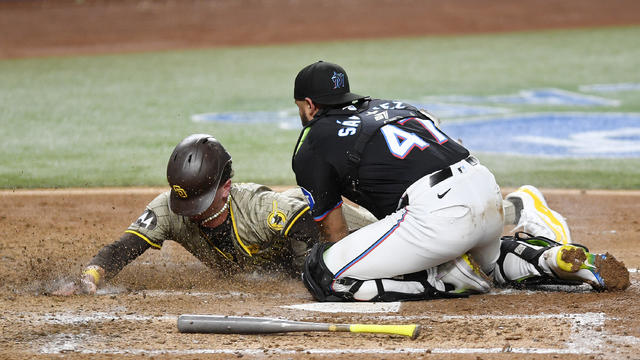 Padres Marlins Baseball 