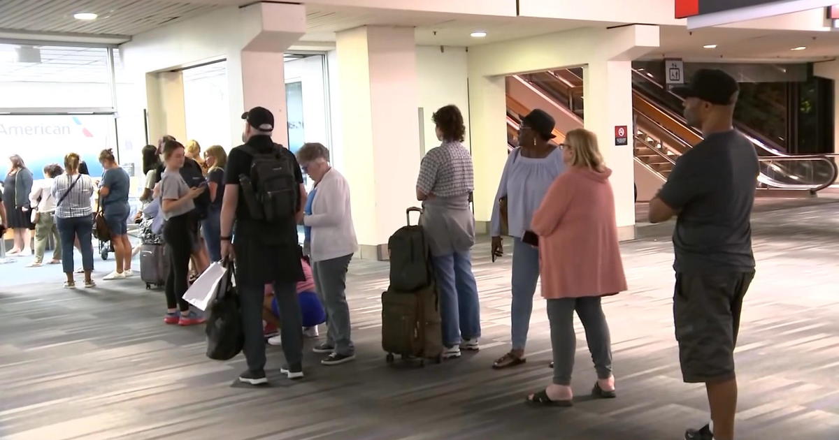 Hours after landing in Philadelphia, some American Airlines travelers say they are still waiting for their luggage