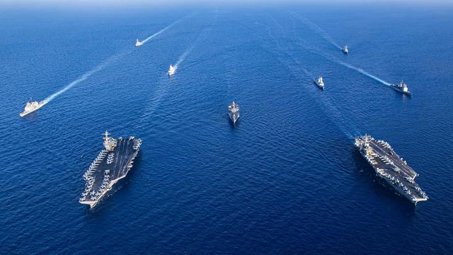 US Navy carriers Ford, Eisenhower in eastern Mediterranean 