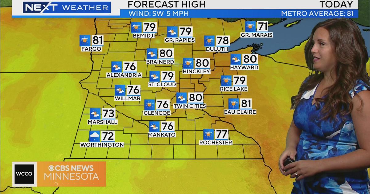 NEXT Weather: 5 a.m. report for Minnesota from Aug. 12, 2024