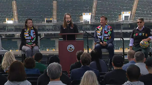 Oakland Roots press conference at Oakland Coliseum 