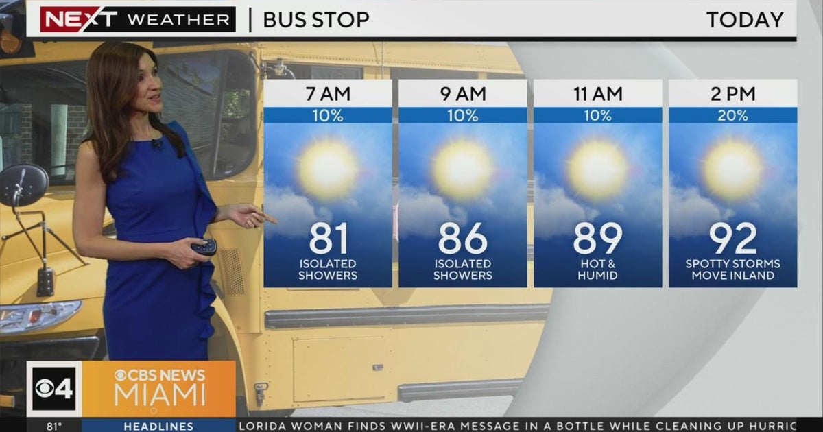 South Florida Weather for Monday 8/12/2024 5AM - CBS Miami