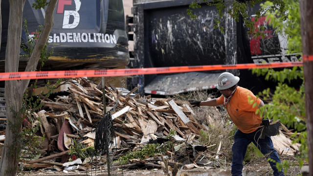 Church Shooting Texas Demolition 