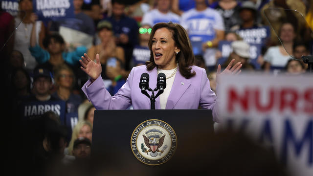 Kamala Harris And Tim Walz Hold Presidential Campaign Rally In Las Vegas 