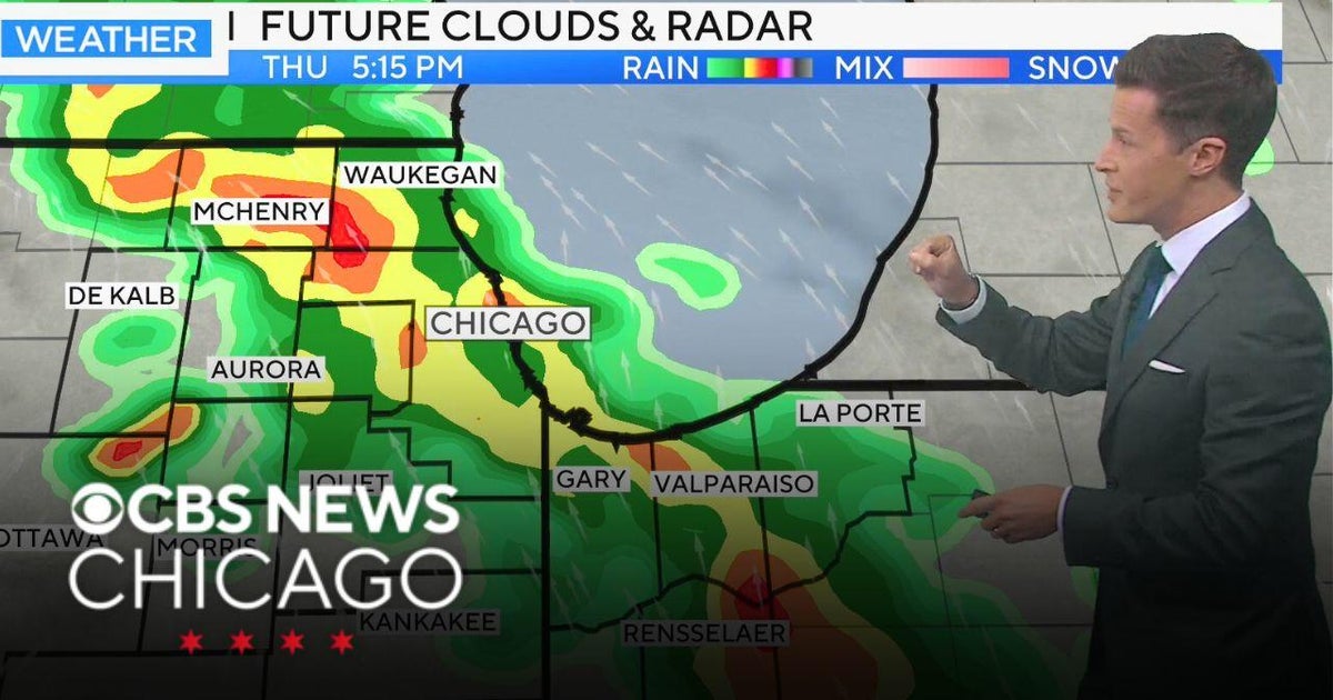 Have umbrellas ready for Thursday - CBS Chicago